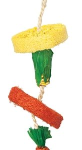 Happy pet natural loofah hangspeelgoed