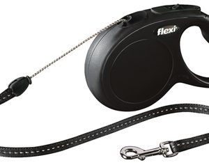 Flexi rollijn classic cord zwart