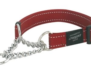 Rogz for dogs lumberjack choker rood