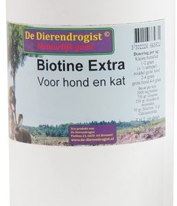 Dierendrogist biotine poeder+kruiden hond/kat