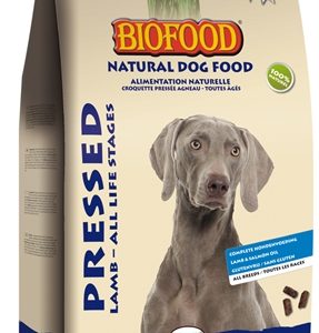 Biofood geperst lam / rijst premium