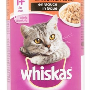 Whiskas blik adult rund in saus
