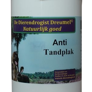 Dierendrogist tegen tandplak