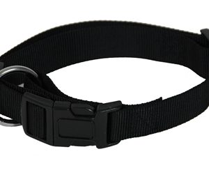 Martin sellier halsband basic nylon zwart