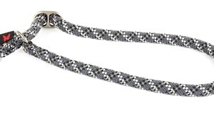 Halsband semi choker reflecterend grijs