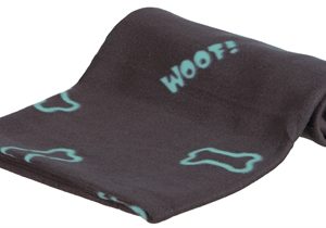 Trixie beany fleece hondendeken taupe