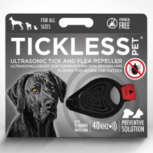 Tickless teek en vlo afweer voor hond en kat zwart