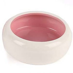 Happy pet drinkbak tegen morsen wit / roze
