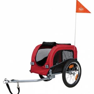 Trixie hondenfietskar zwart / rood