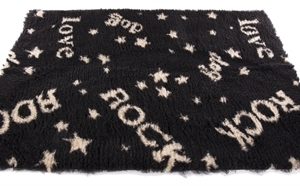 Vetbed rock zwart / beige