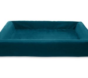 Bia bed royal fluweel overtrek hondenmand petrol