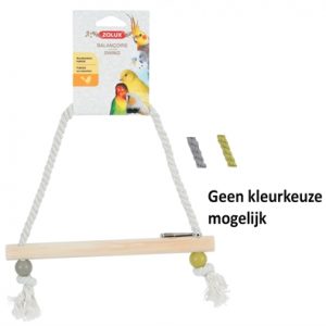 Zolux schommel hout met touw assorti