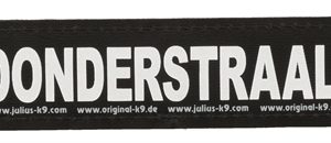 Julius k9 labels voor power-harnas/tuig donderstraal