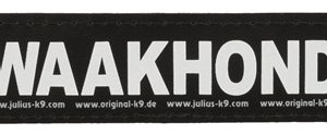 Julius k9 labels voor power-harnas/tuig waakhond