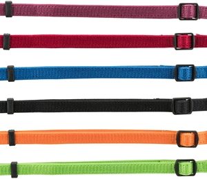 Trixie puppy halsband set rood / groen / geel / paars / blauw / zwart