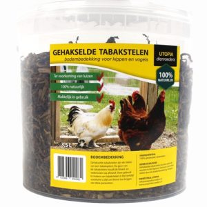 Gehakselde tabakstelen
