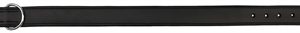 Trixie halsband hond active leer breed zwart