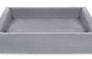 Bia bed cotton overtrek hondenmand grijs