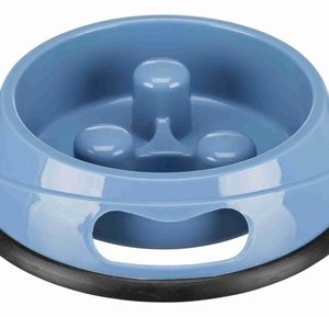 Trixie voerbak slow feed kunststof anti-slip assorti