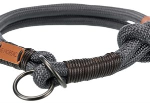 Trixie halsband hond be nordic slip halsband donkergrijs / bruin
