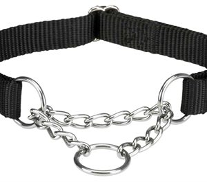 Trixie halsband hond premium choker zwart
