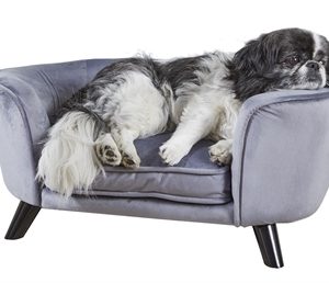 Enchanted hondenmand / sofa romy pewter grijs