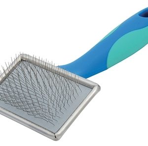 Vivog slickerborstel zacht blauw