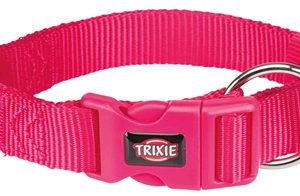 Trixie halsband hond premium fuchsia