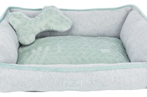 Trixie junior hondenmand grijs / mintgroen
