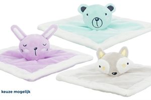 Trixie junior knuffeldoekje pluche assorti