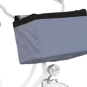 Trixie fietsmand voor aan stuur nylon grijs