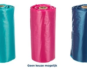 Trixie hondenpoepzakjes met hengsel assorti