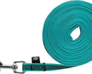 Trixie hondenriem sleeplijn met rubber turquoise
