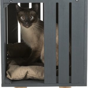 Trixie be nordic kattenhuis alva antraciet / zand