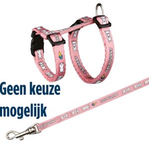 Trixie konijnentuig met riem baby bunny assorti