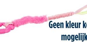 Trixie bungee tugger met ring assorti