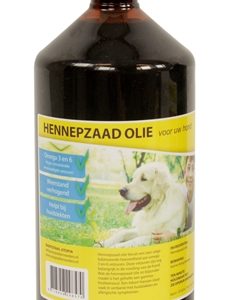 Utopia diertotaal hennepzaadolie met pompje