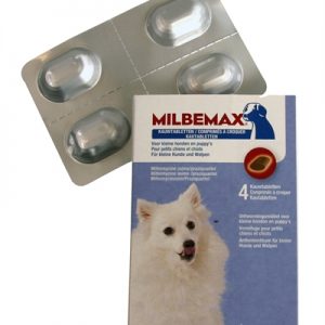 Milbemax kauwtablet ontworming kleine hond/puppy