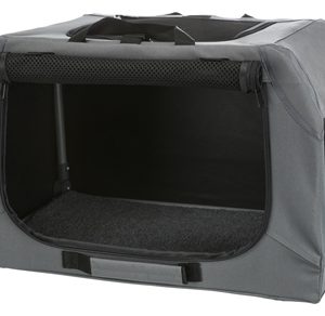 Trixie soft kennel easy reisbench grijs