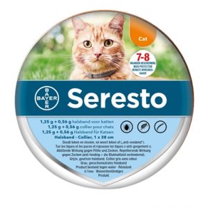 Seresto teken- en vlooienband kat