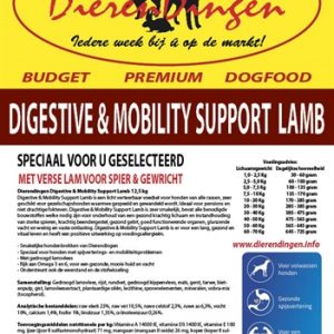 Budget premium dogfood digestive & mobility support lamb