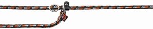 Trixie hondenriem mountain rope retriever zwart / oranje