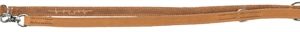 Trixie hondenriem rustic heartbeat verstelbaar vetleer bruin