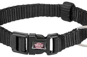Trixie halsband hond premium zwart
