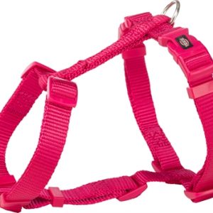 Trixie hondentuig premium h-tuig fuchsia