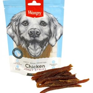 Wanpy soft oven-roasted chicken jerky strips