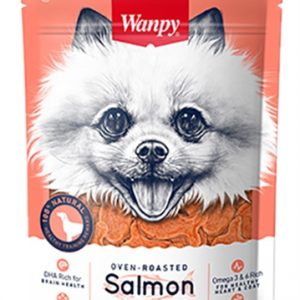 Wanpy oven-roasted salmon fish shape bites