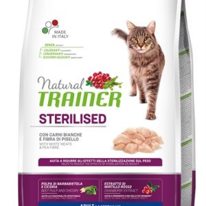 Natural trainer cat sterilised white meat
