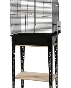 Zolux vogelkooi patio met standaard zwart