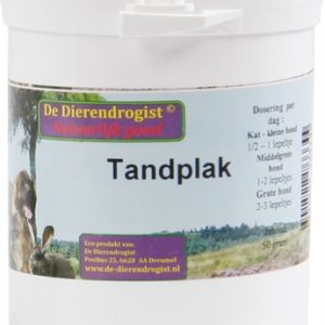 Dierendrogist tandplak